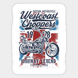 Westcoast Chopper Sticker